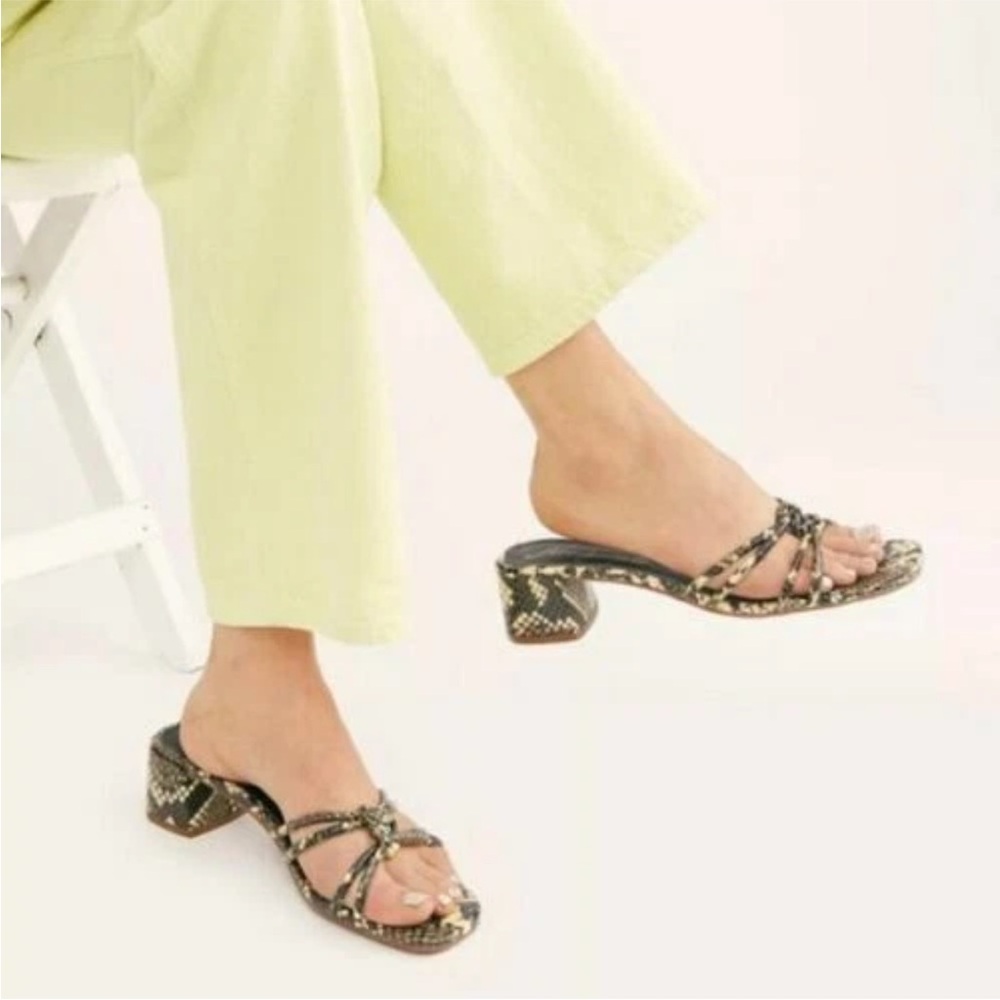 Free People Snakeskin Pattern Sandals - Picture 6 of 10
